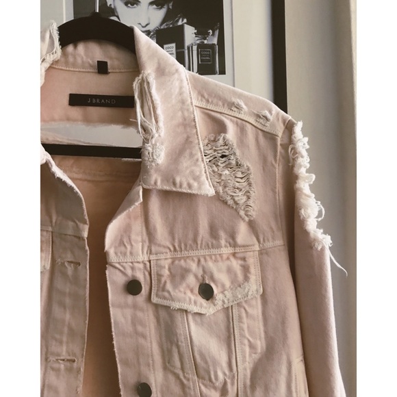 J Brand Distressed Harlow Jacket - Picture 3 of 5